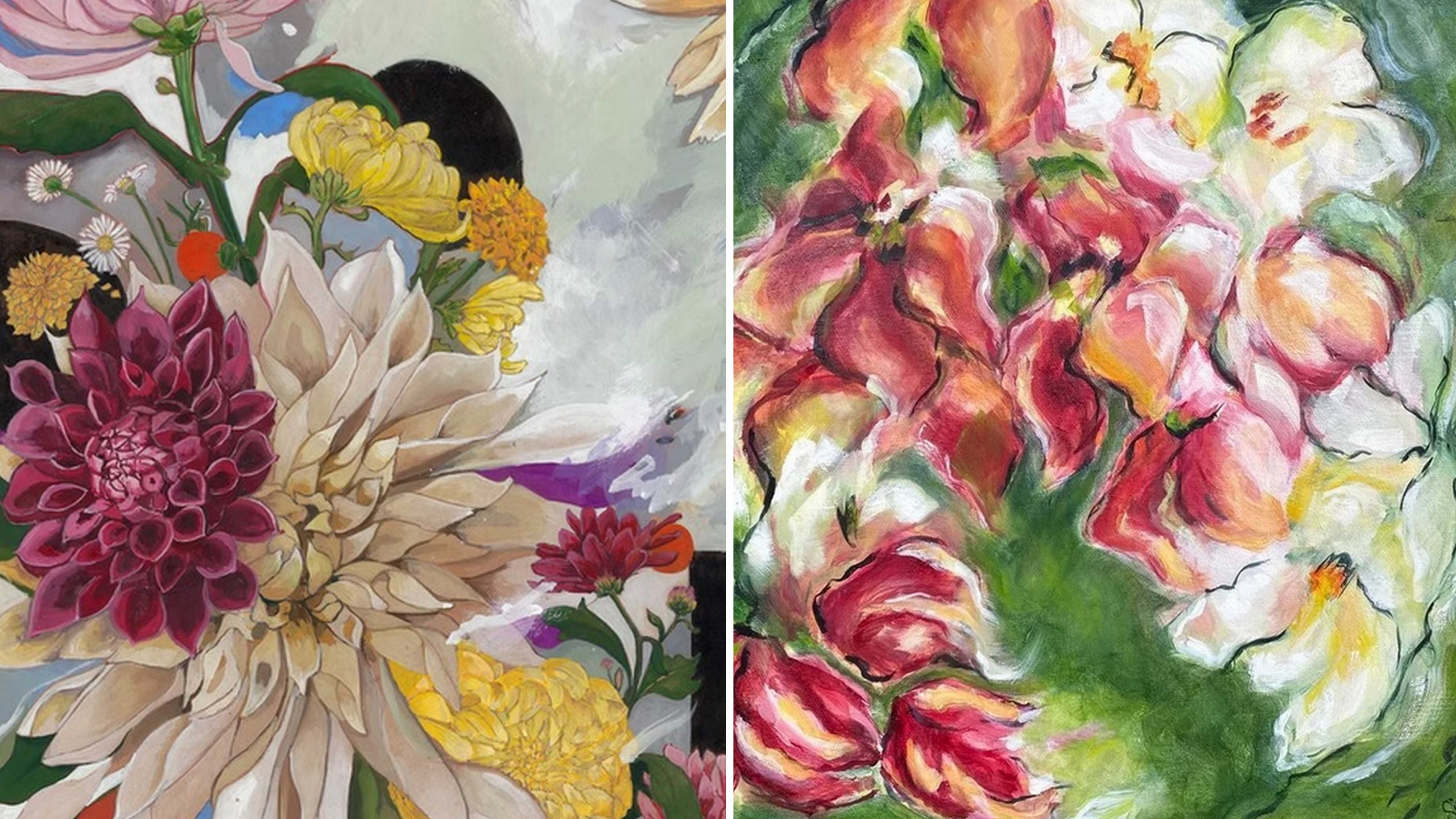 Libourne :"Fleurs d'ici", exposition à la Galerie d'Art Laurence Pustetto